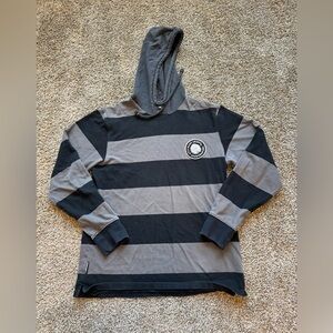 The Hundreds hooded long sleeve shirt “Too many Chiefs” patch